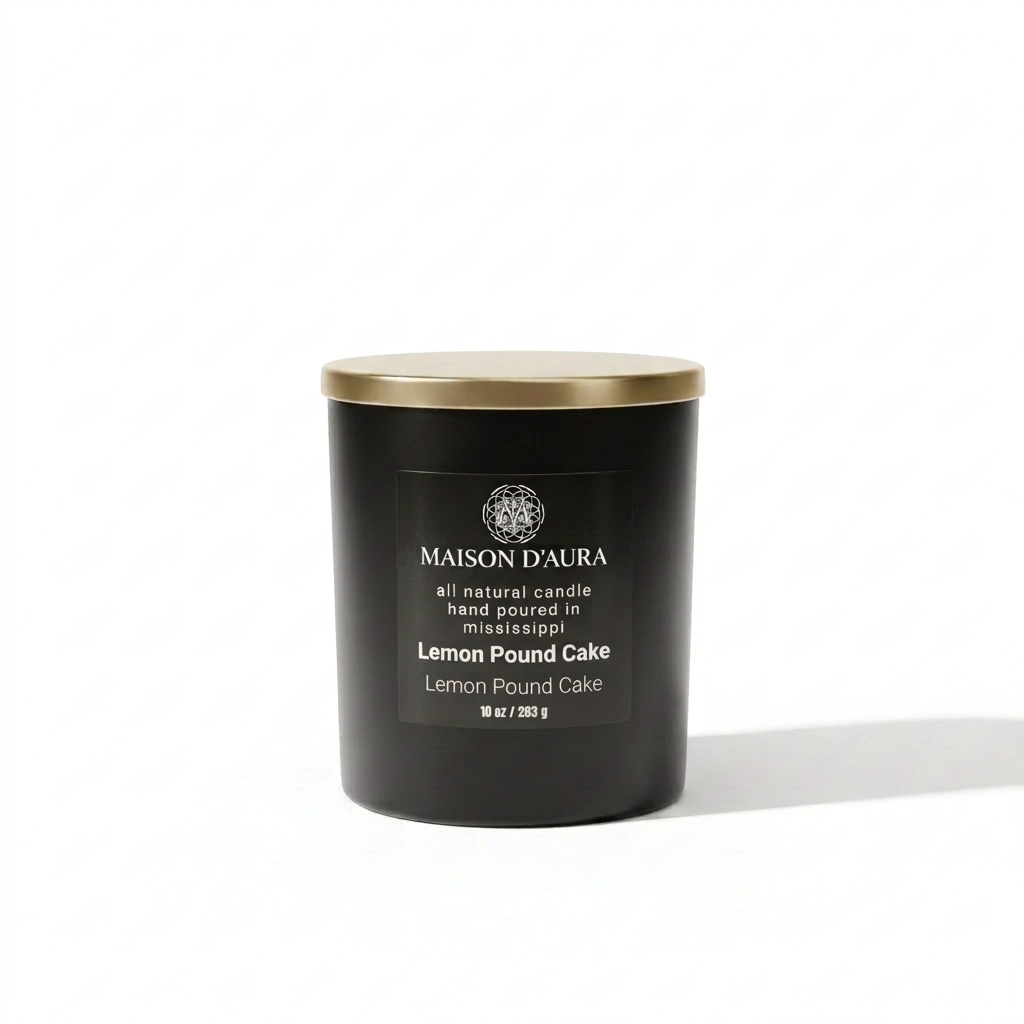Lemon Pound Cake studio label corrected to 10 oz / 283 g
